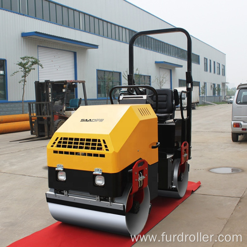 CE Ride-on hydraulic vibratory double drum road roller FYL-900